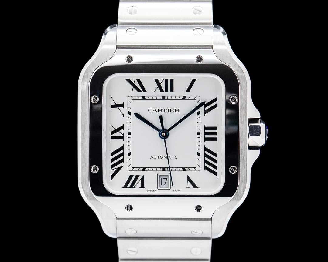 Cartier WSSA0018 Santos de Cartier Large SS Silver Dial 2024