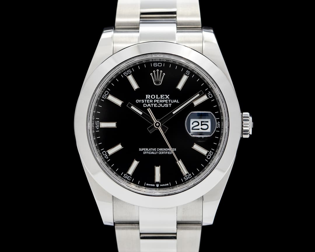 Rolex 126300 Datejust 41MM SS Black Dial 2024 FULL SET