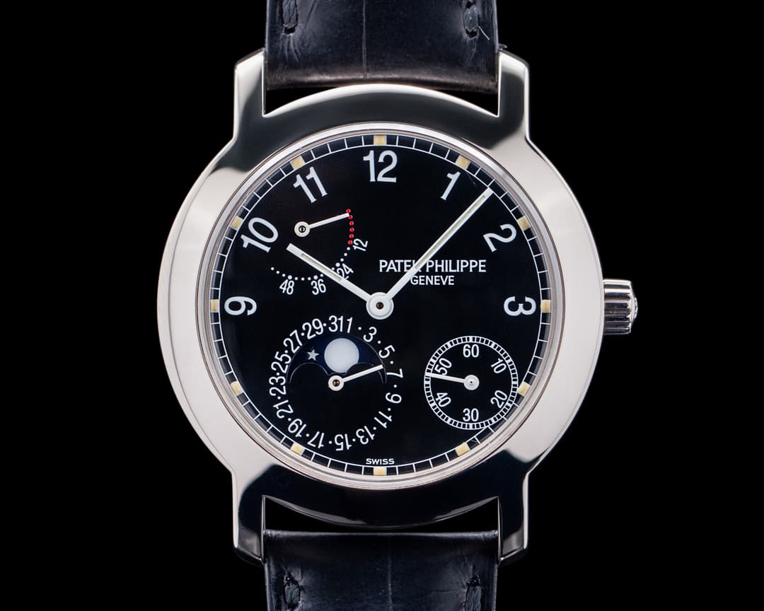 Patek Philippe 5055G Complications 18K White Gold Black Dial