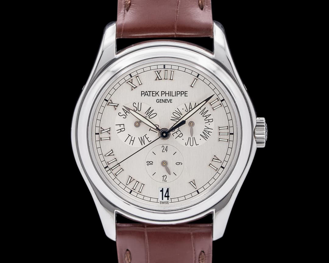 Patek Philippe 5035P-024 Annual Calendar Platinum Silver Dial