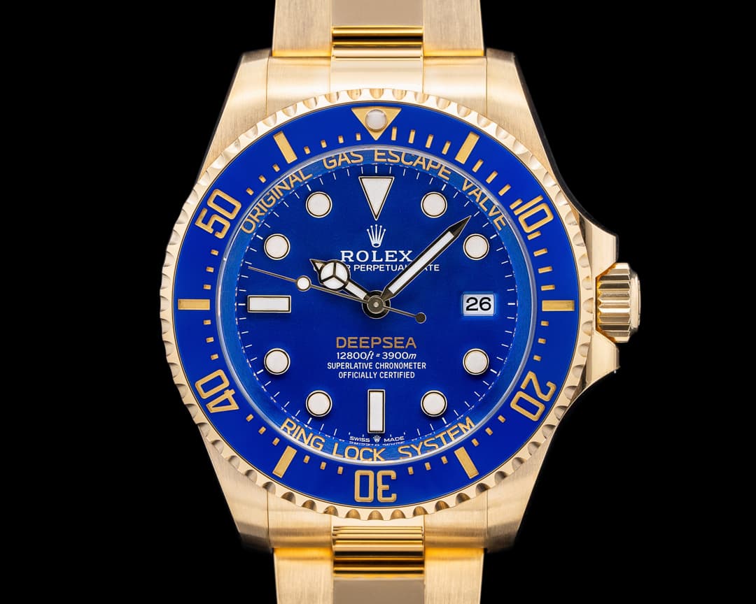 Rolex 136668LB Deepsea Oyster 18K Yellow Gold Blue Dial 2024