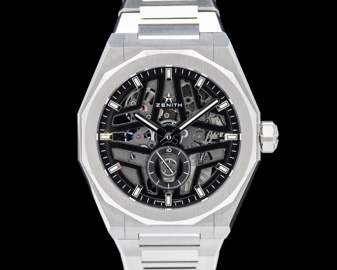 Zenith Defy Skyline SS Black Skeleton Dial