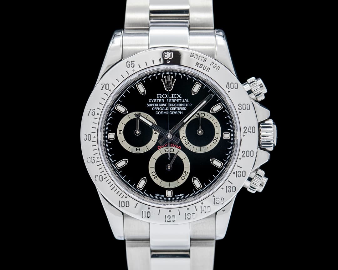 Rolex 116520 Daytona SS Black Dial