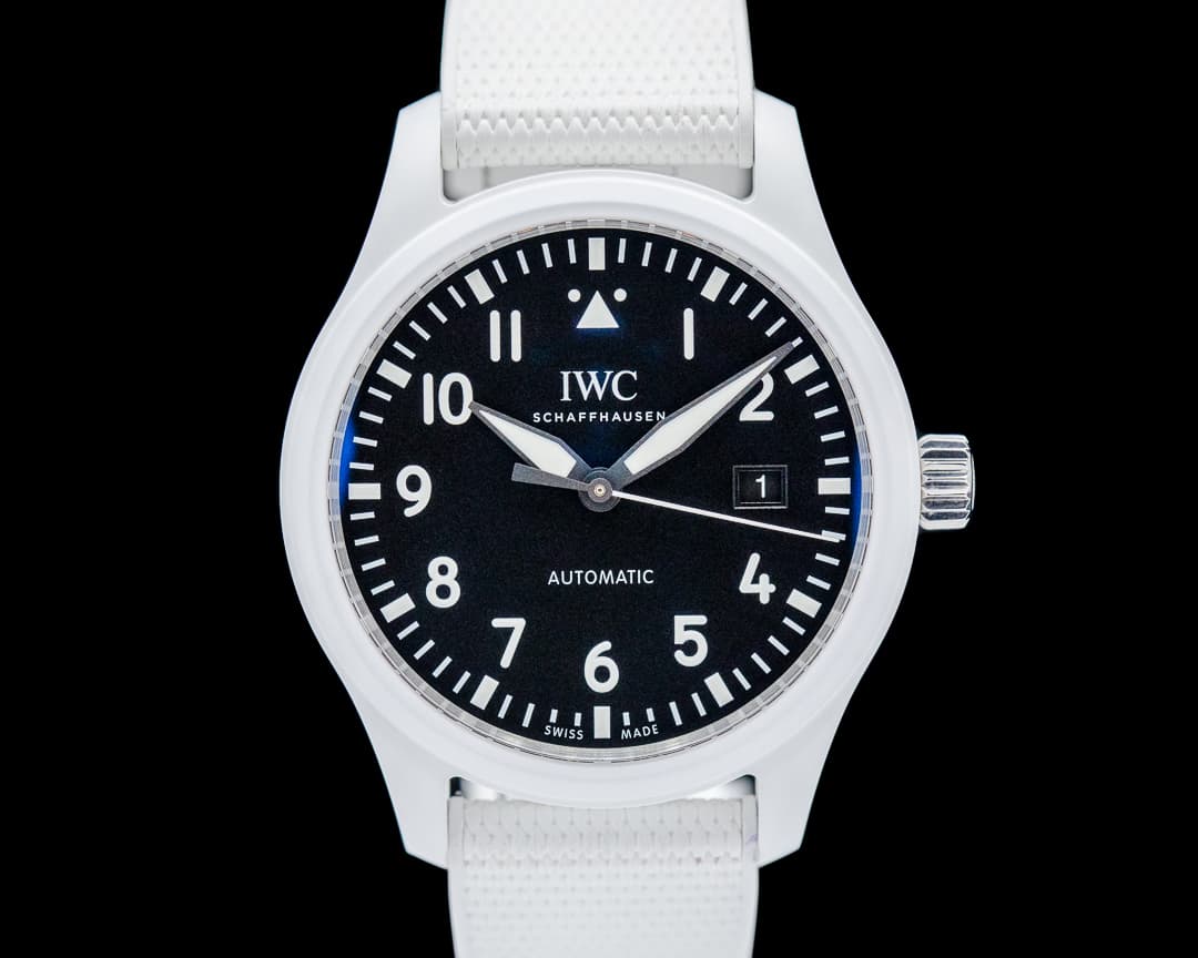 IWC Pilot's Watch 41 TOP GUN Lake Tahoe White Ceramic Black Dial 2025 UNWORN