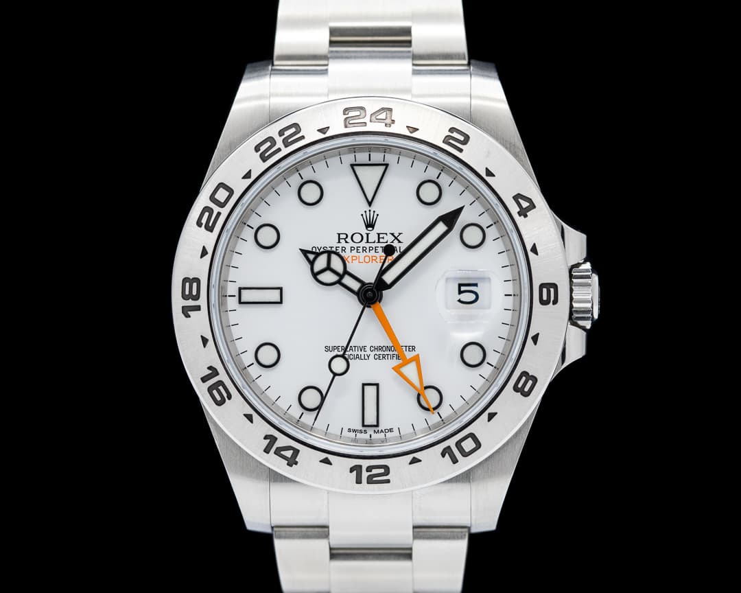 Rolex 216570 Explorer II SS Polar White Dial