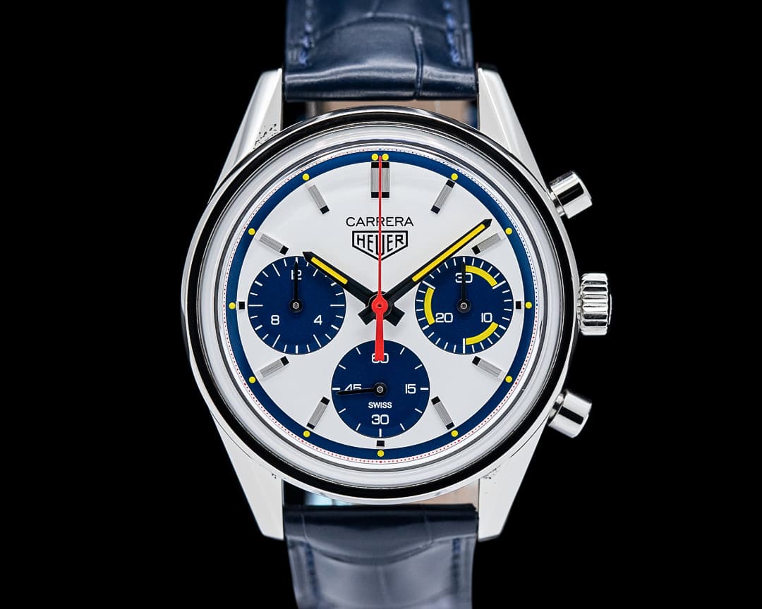 TAG Heuer CBK221C Carrera 160 Years Anniversary Chronograph SS White Dial