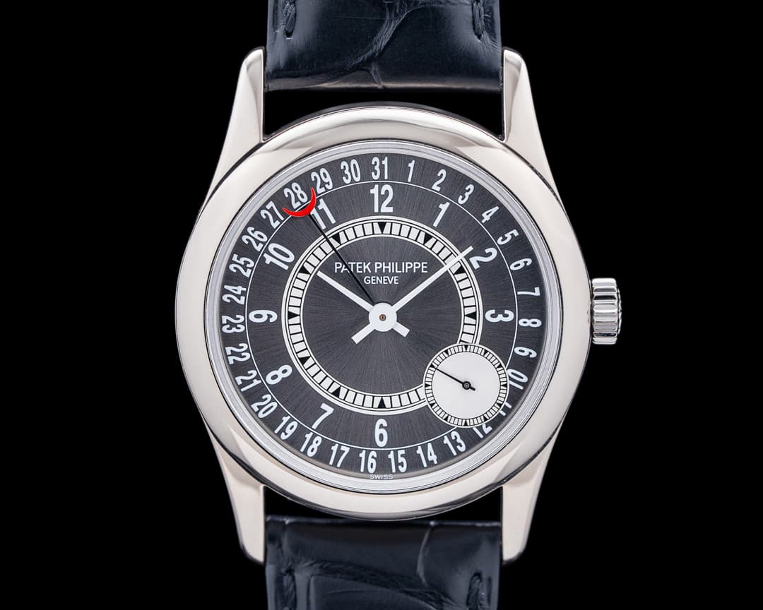 Patek Philippe 6000G Calatrava 18K White Gold Gray Dial