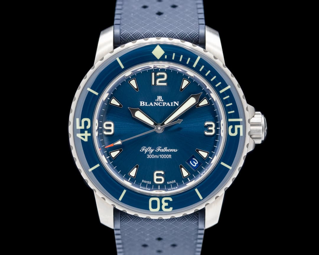 Blancpain 5010 Fifty Fathoms Automatic Titanium Blue Dial 2025