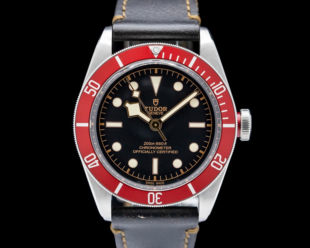 Tudor Black Bay Red Stainless Steel Black Dial