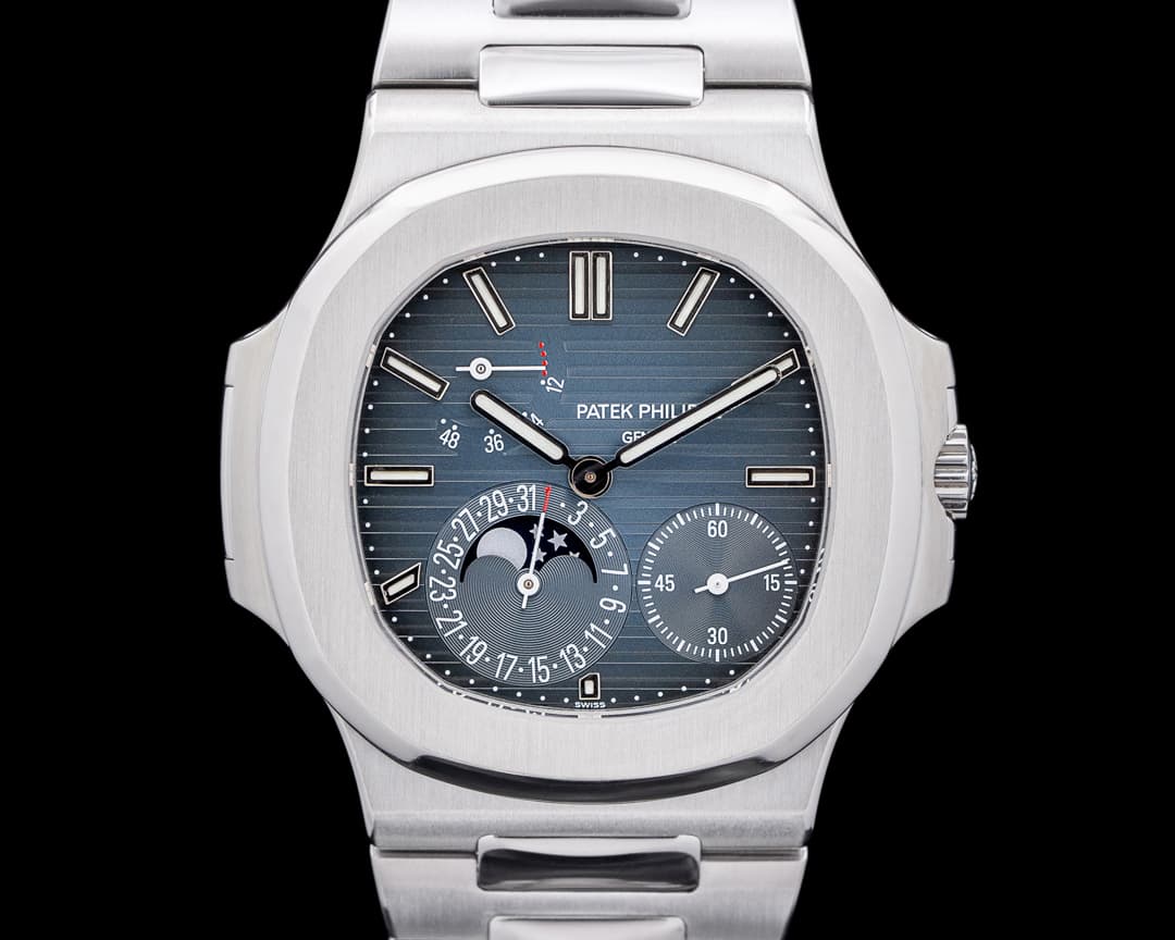 Patek Philippe 5712 Nautilus Jumbo SS Blue Dial