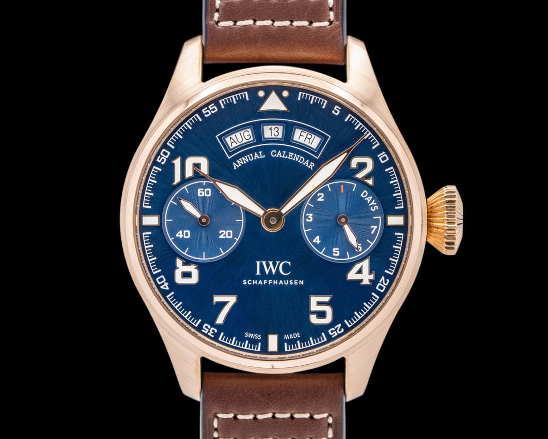IWC Big Pilot Annual Calendar Le Petit Prince 18K RG Blue Dial LIMITED