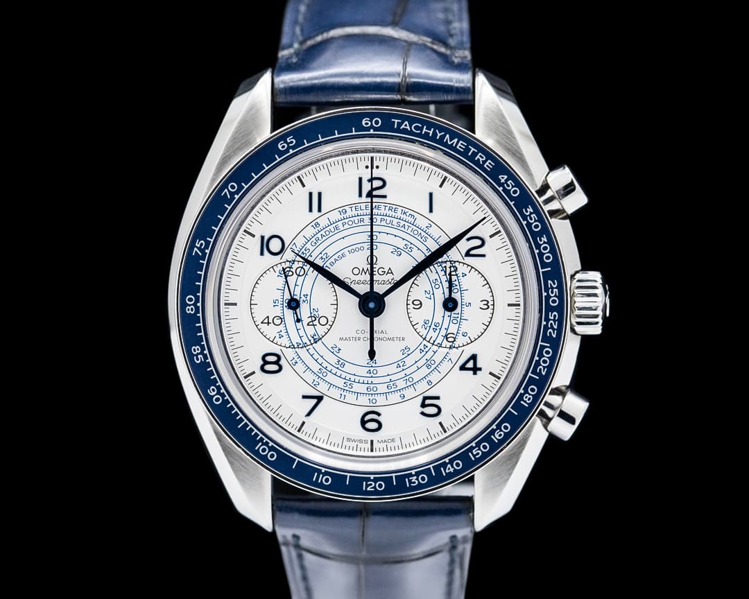 Omega Speedmaster Chronoscope SS Silver Dial