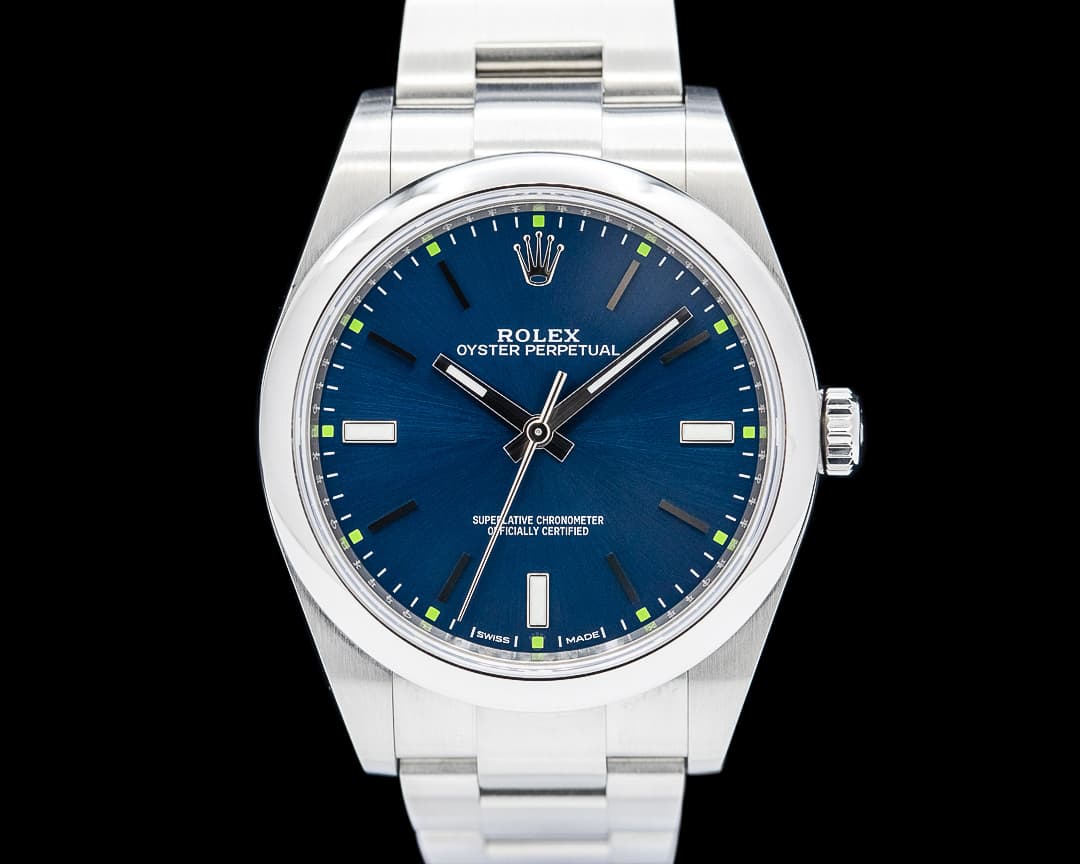 Rolex 114300 Oyster Perpetual SS Blue Dial