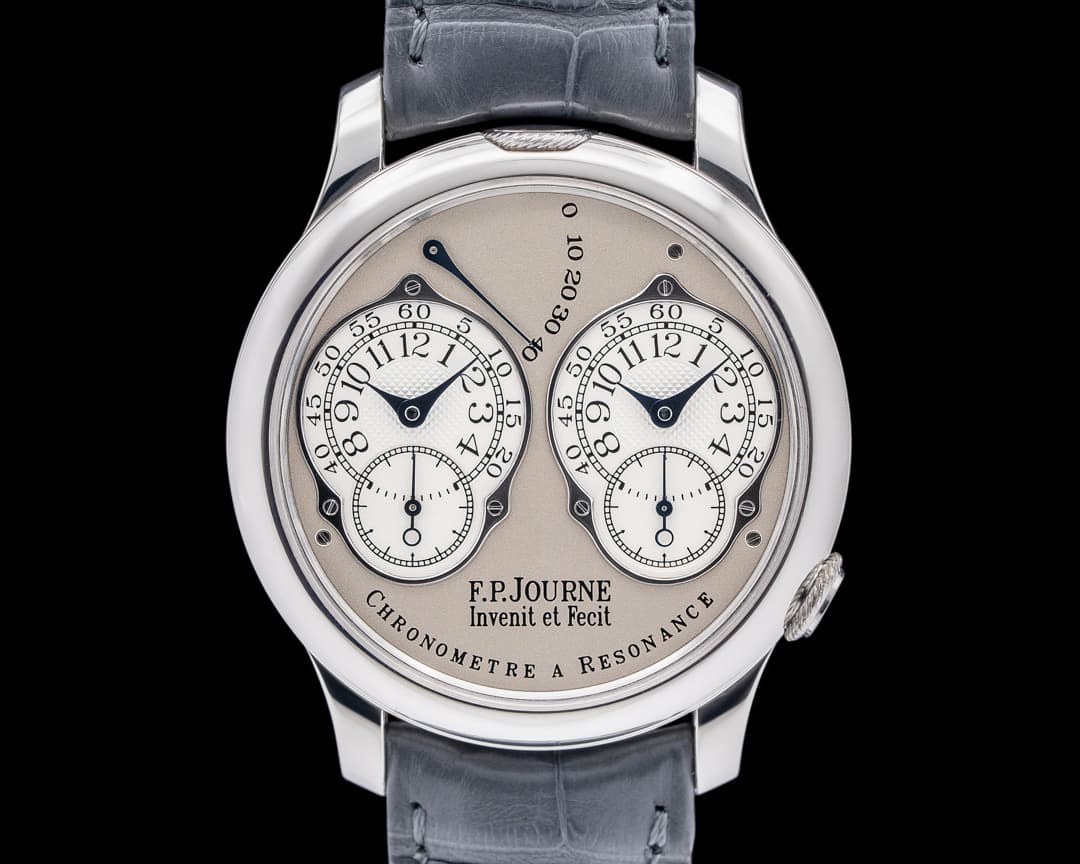 F.P. Journe Chronometre a Resonance Platinum Silver Dial