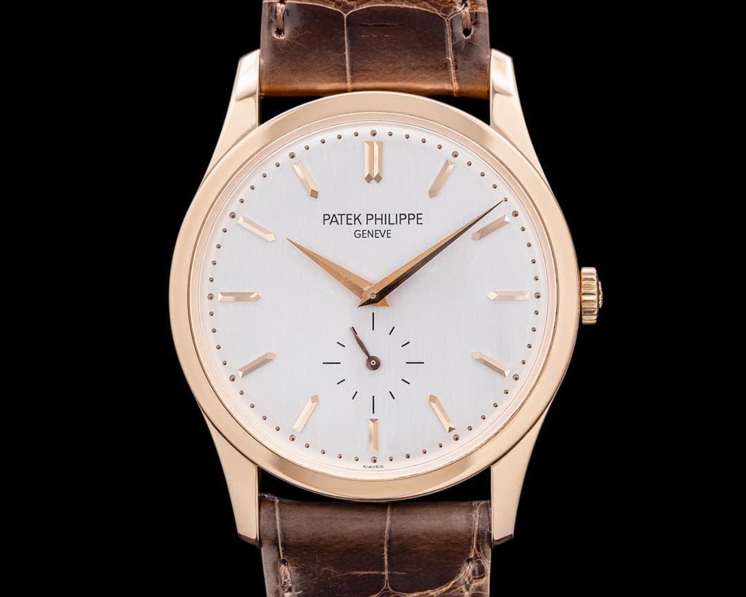 Patek Philippe 5196R-001 Calatrava Manual Wind 18K Rose Gold Silver Dial