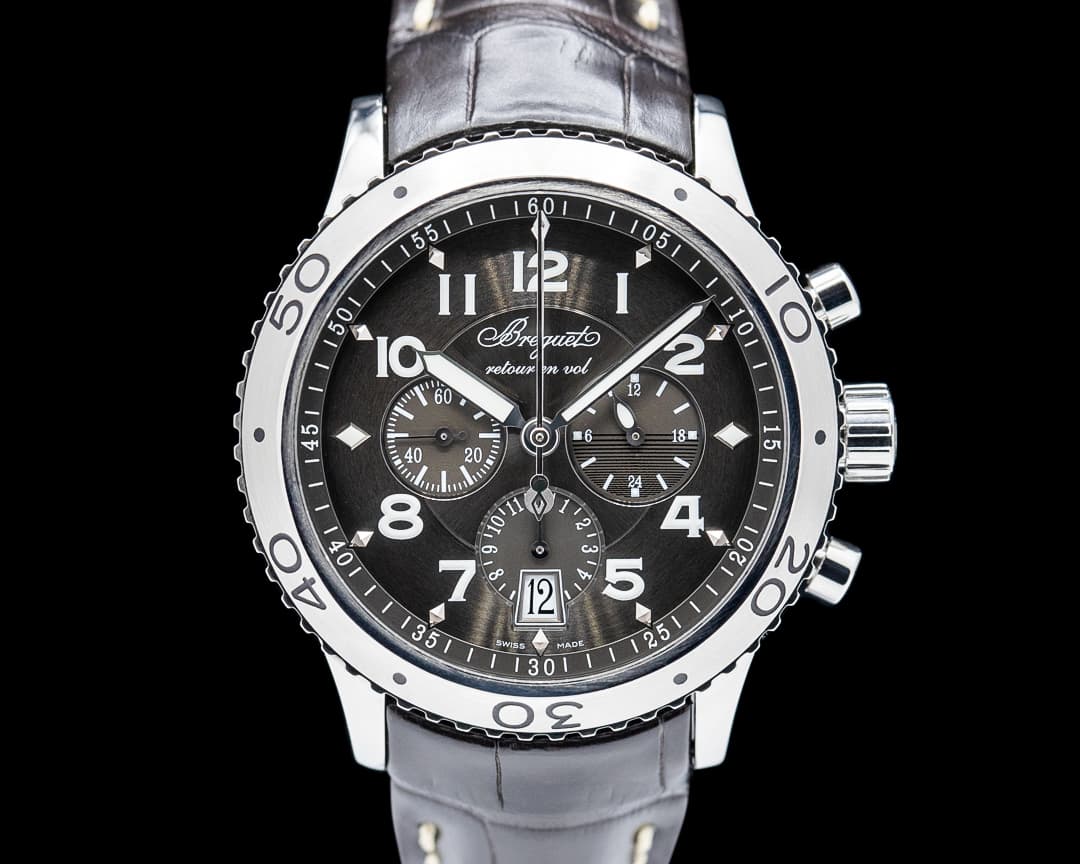 Breguet 3810ST/92/9ZU Type XXI Flyback SS Gray Dial
