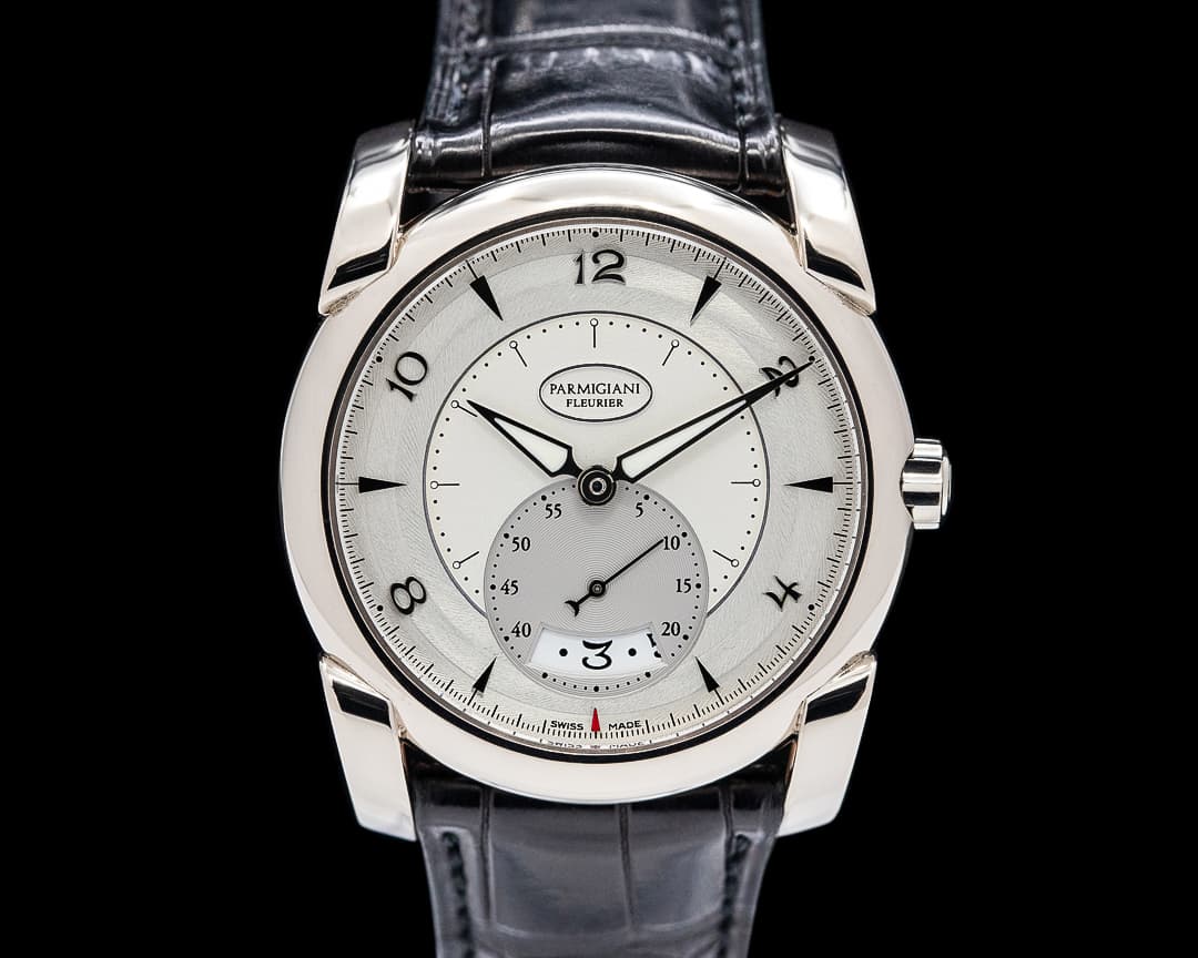 Parmigiani PFC224-1201100 Kalpa Tonda 18K White Gold Silver Dial