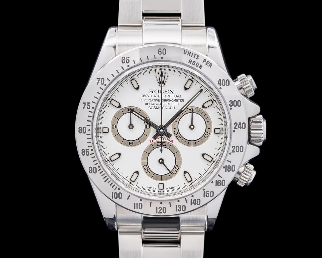 Rolex 116520 Daytona SS White Dial