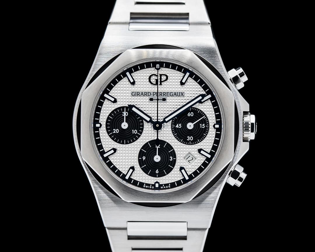 Girard-Perregaux 81020-11-131-11A Laureato Chronograph SS Silver Panda Dial