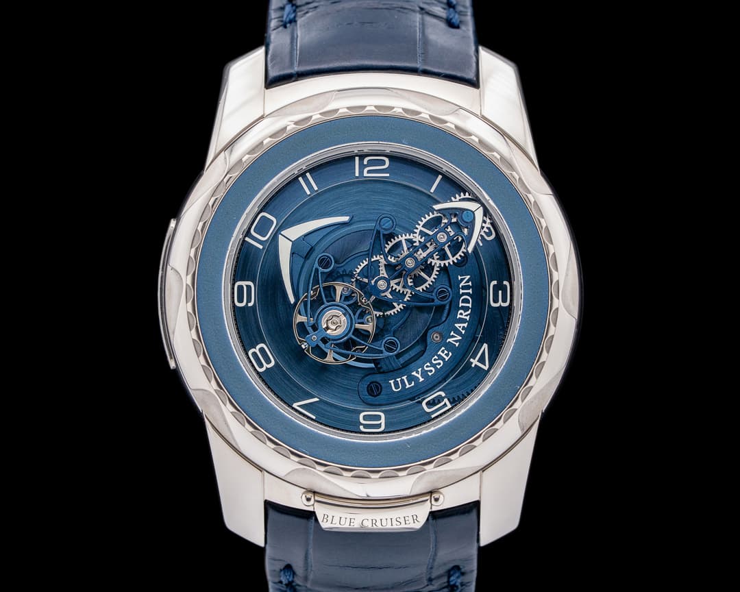 Ulysse Nardin 2050-131 Freak Blue Cruiser Tourbillon 18K White Gold Blue Dial