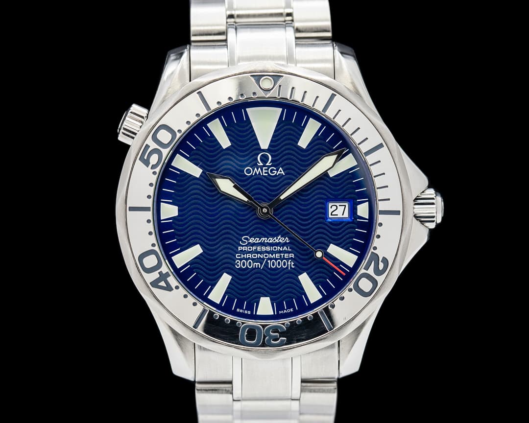 Omega 2255.80.00 Seamaster Professional Blue Wave Dial
