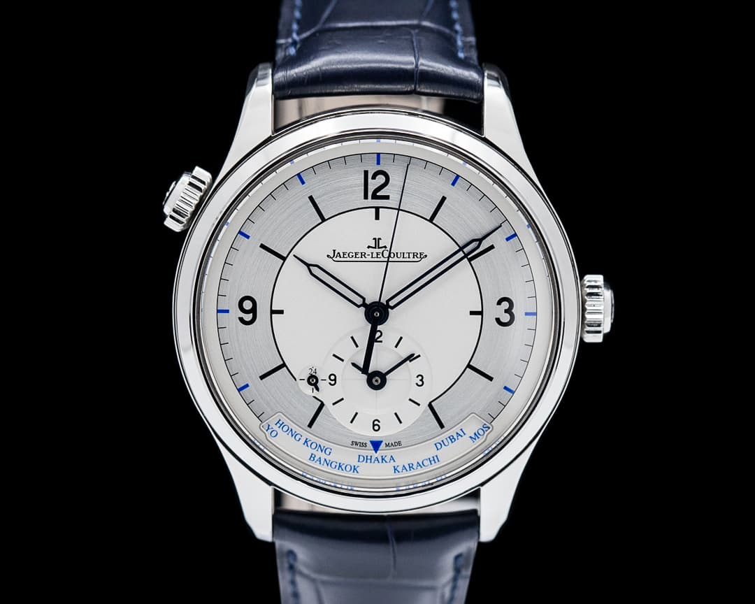 Jaeger-LeCoultre Q1428530 Master Geographic SS Silver Dial