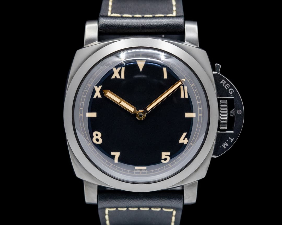 Panerai PAM00629 Luminor DLC Titanium Black Dial