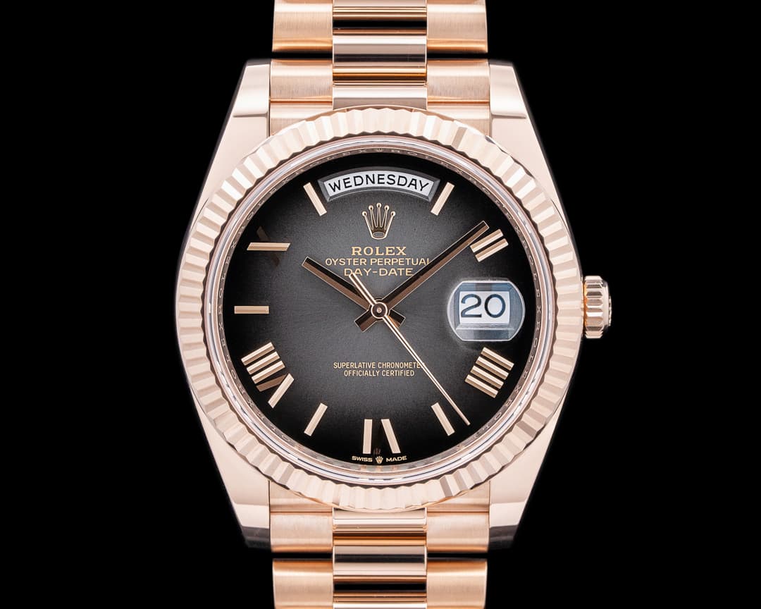 Rolex 228235 Day-Date 40MM 18K Everose Gold Gray Dial 2025