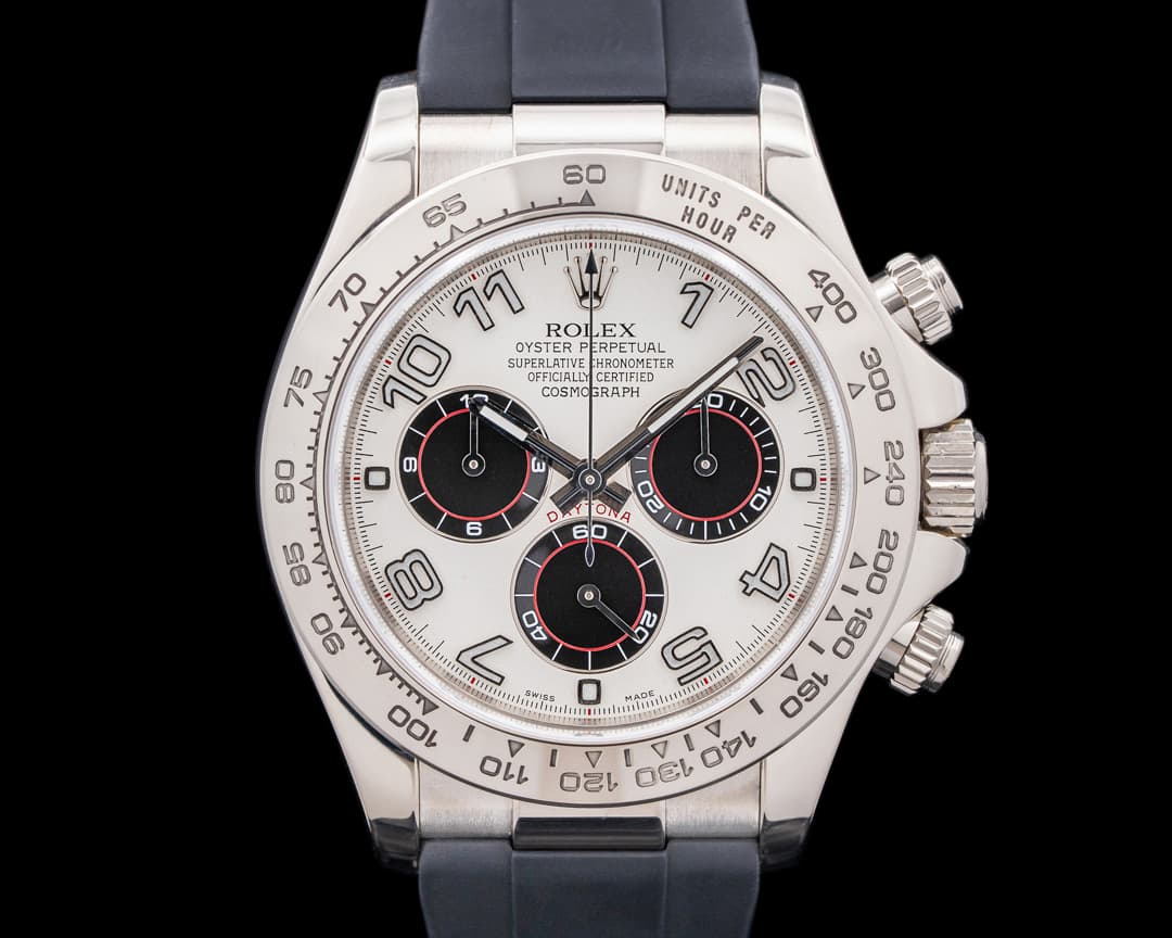 Rolex 116519 Daytona 18K White Gold Silver Dial