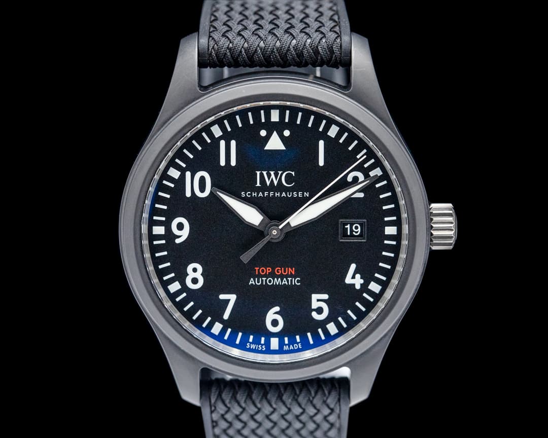 IWC IW326901 Pilot's Watch Automatic Top Gun Ceramic Black Dial