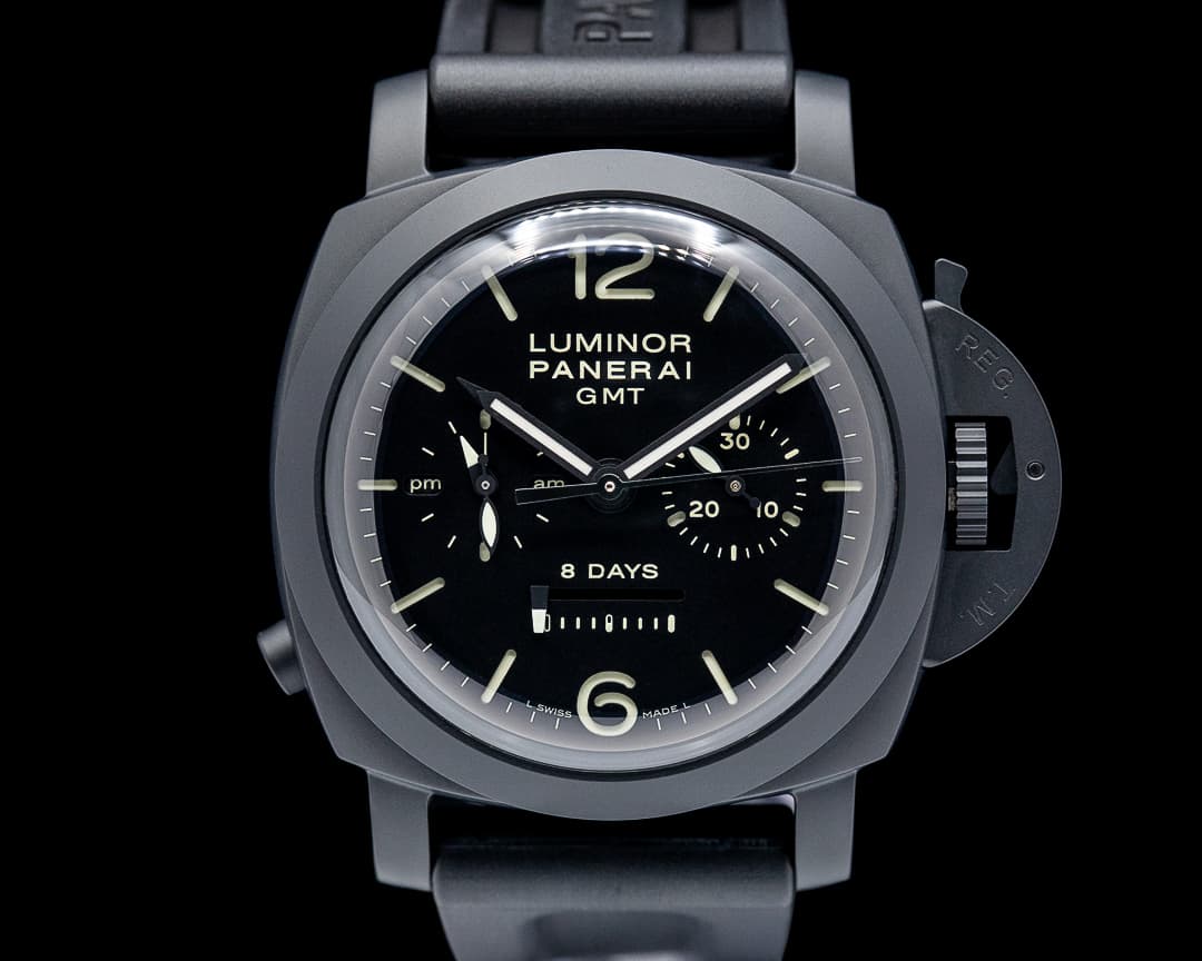 Panerai PAM00317 Luminor 1950 Chrono Monopulsante 8 Days GMT Ceramic