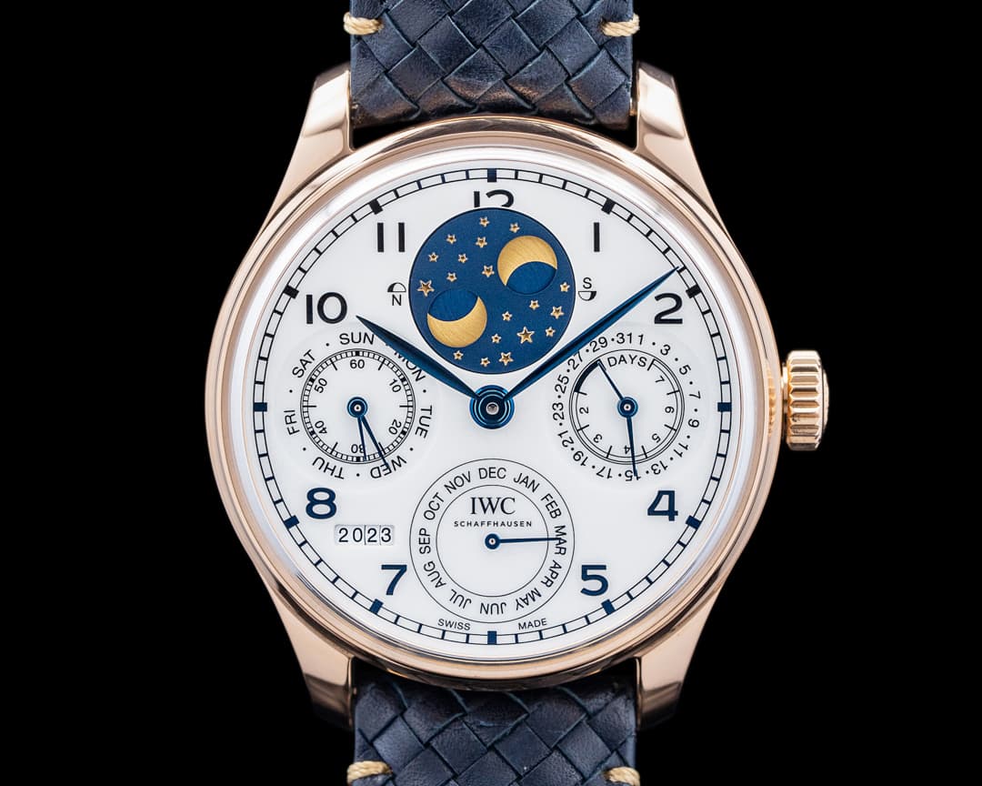 IWC Portugieser Perpetual Calendar 150 Years 18K RG White Dial LIMITED