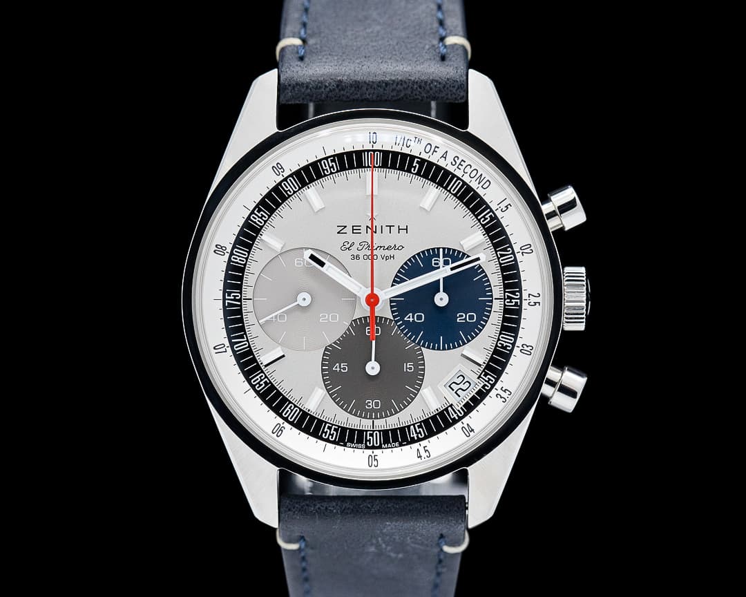 Zenith Chronomaster Original SS Tri-Color Silver Dial