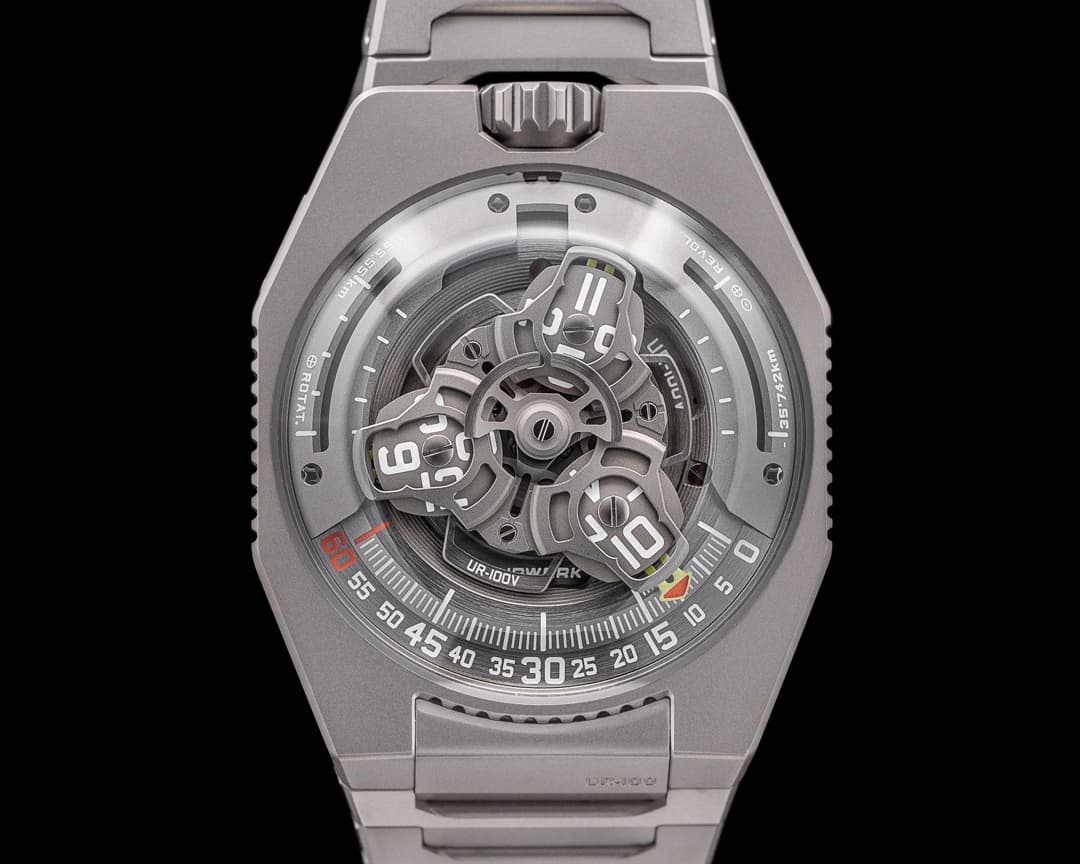 URWERK UR-100V MGCT Titanium Skeleton Dial 2024 LIMITED