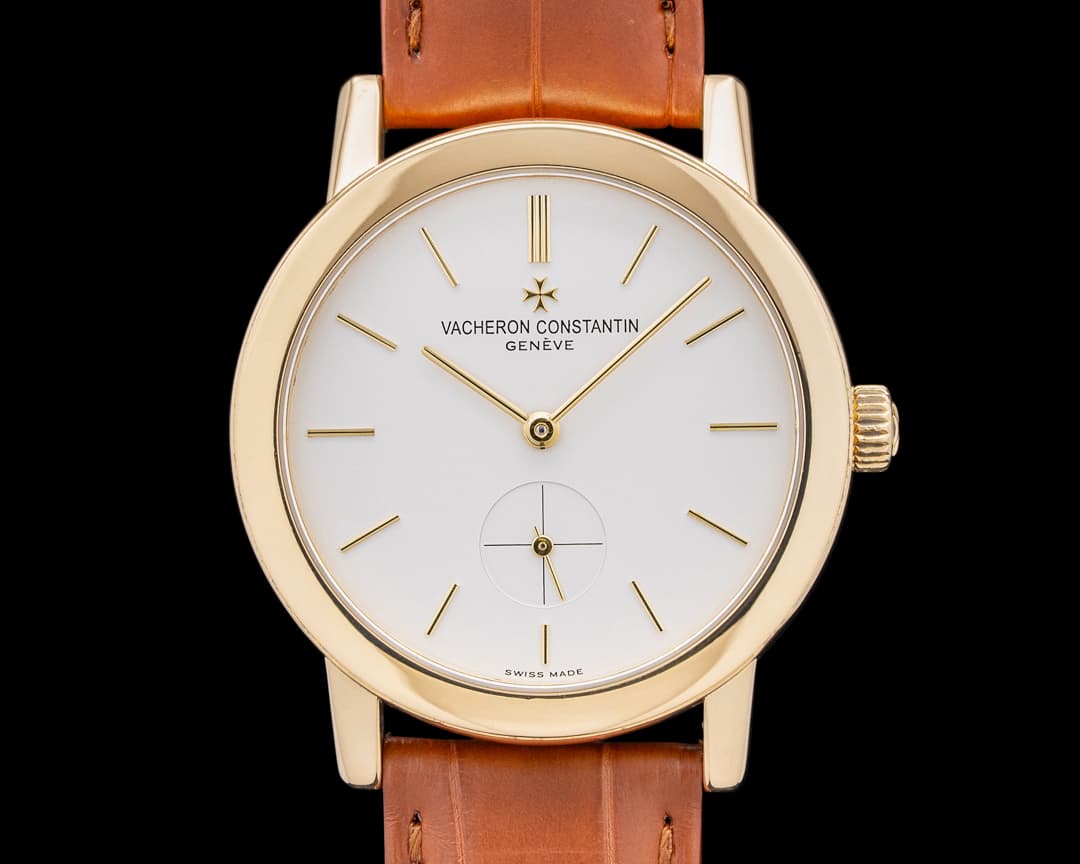 Vacheron Constantin 91020/000J Patrimony "Soleil Levant" 18K YG Silver Dial