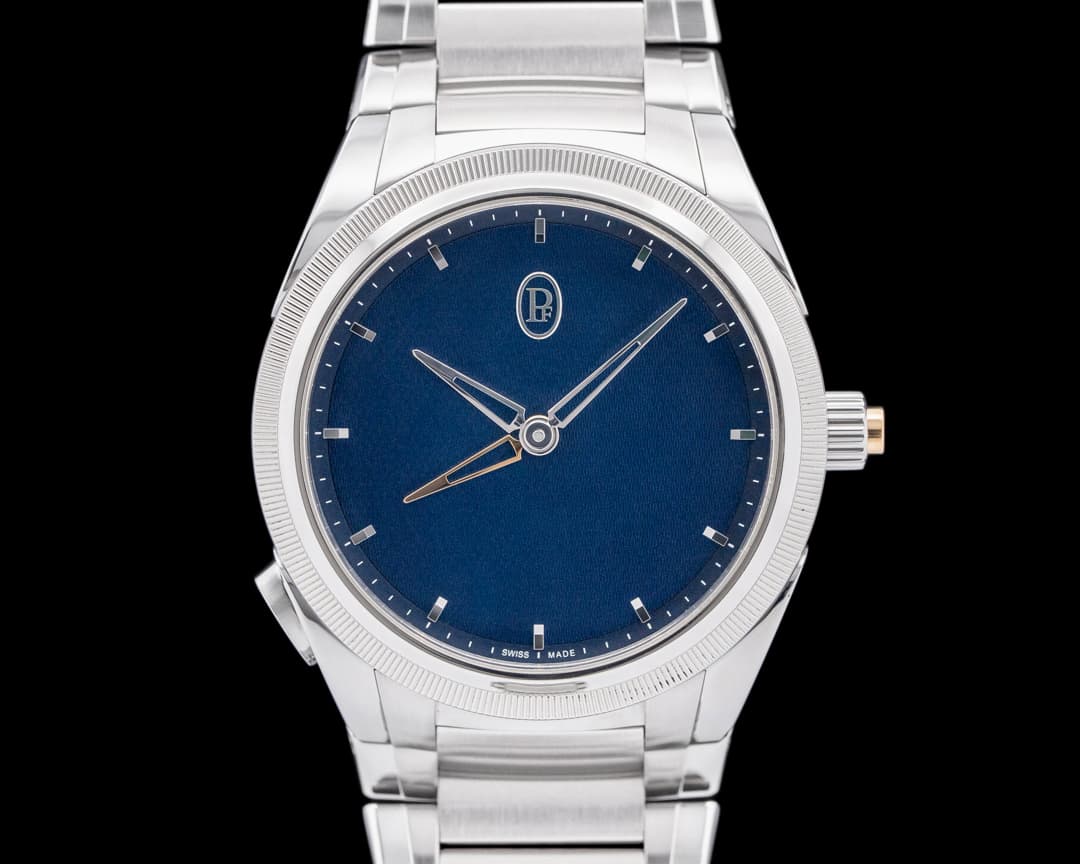 Parmigiani PFC905-1020001-100182 Tonda PF GMT Rattrapante SS Milano Blue Dial