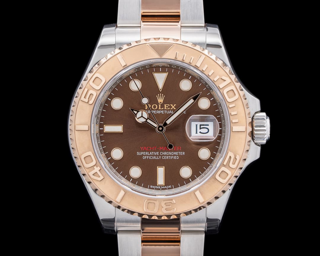 Rolex 116621 Yacht-Master Steel and Everose Gold Brown Dial
