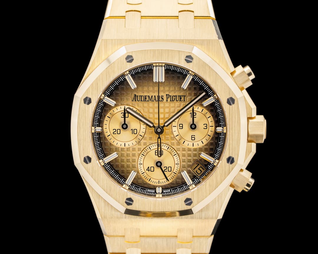 Audemars Piguet Royal Oak Chronograph 18K YG Smoked Yellow Gold Dial