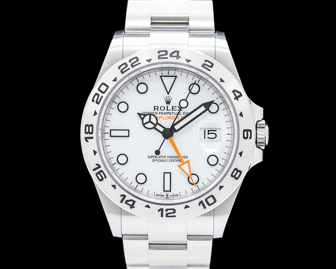 Rolex 226570 Explorer II SS White Dial 2025 UNWORN
