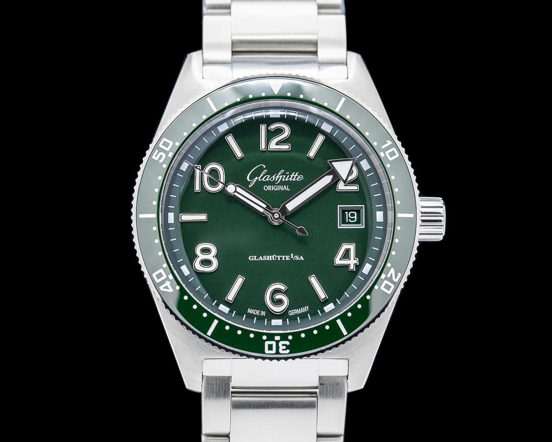 Glashütte Original SeaQ SS Green Dial