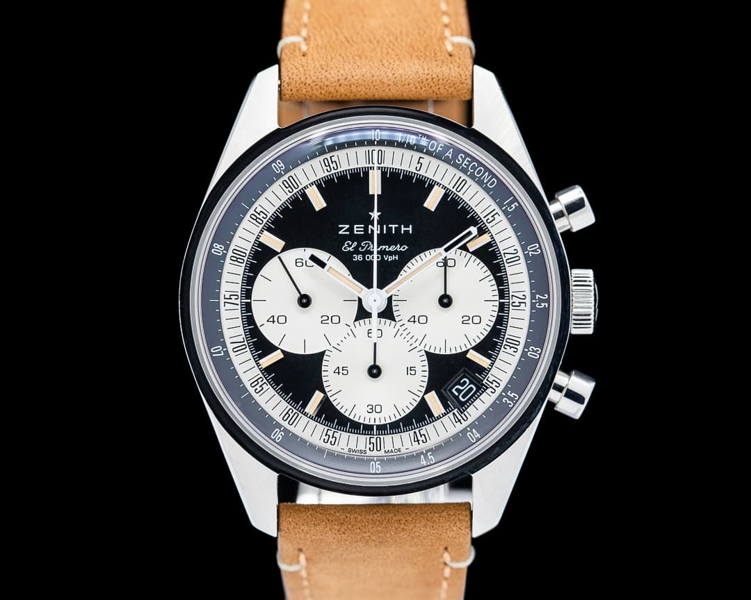 Zenith 03.3200.3600/21.C903 Chronomaster Original SS Black Panda Dial