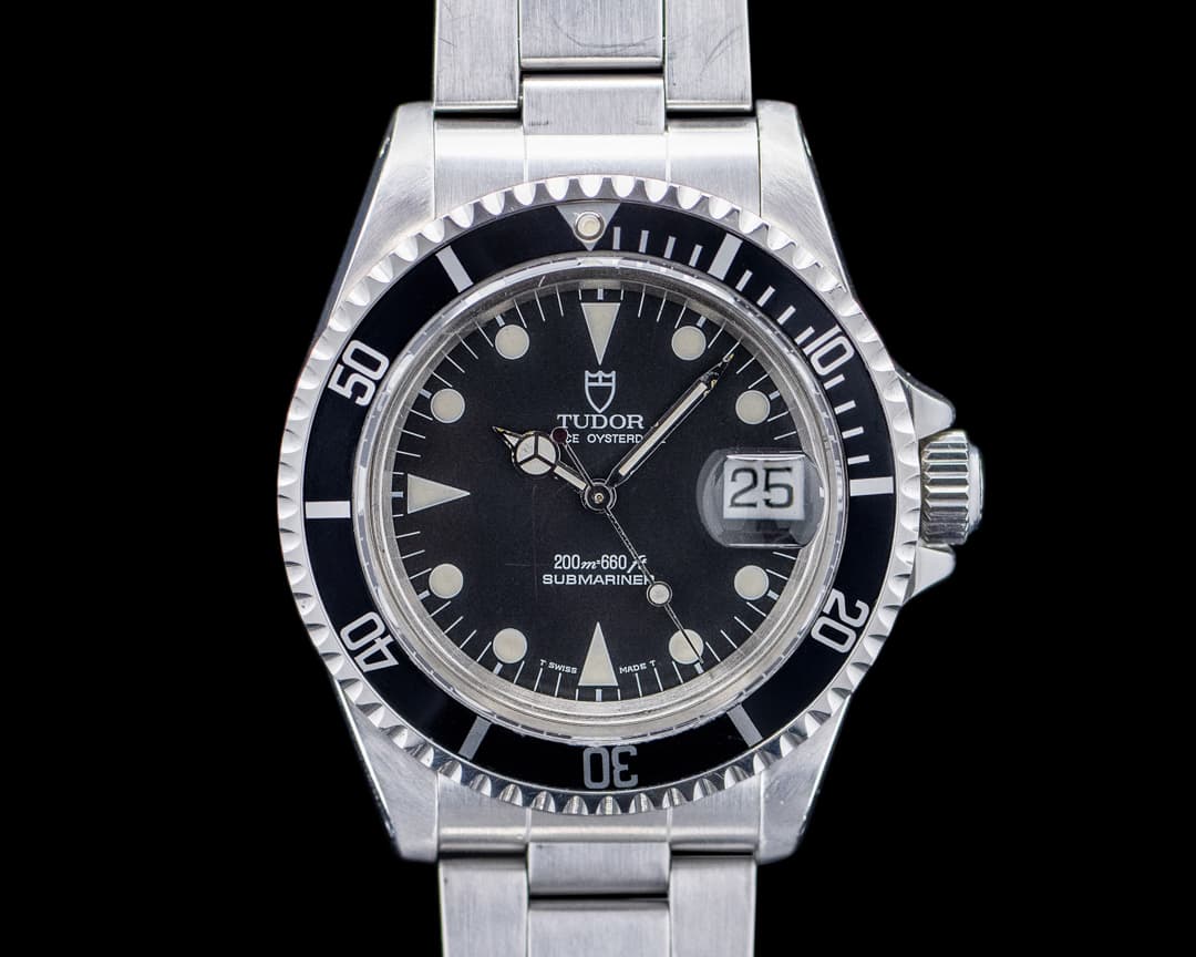 Tudor 79090 Submariner Black Dial SS Circa. 1989