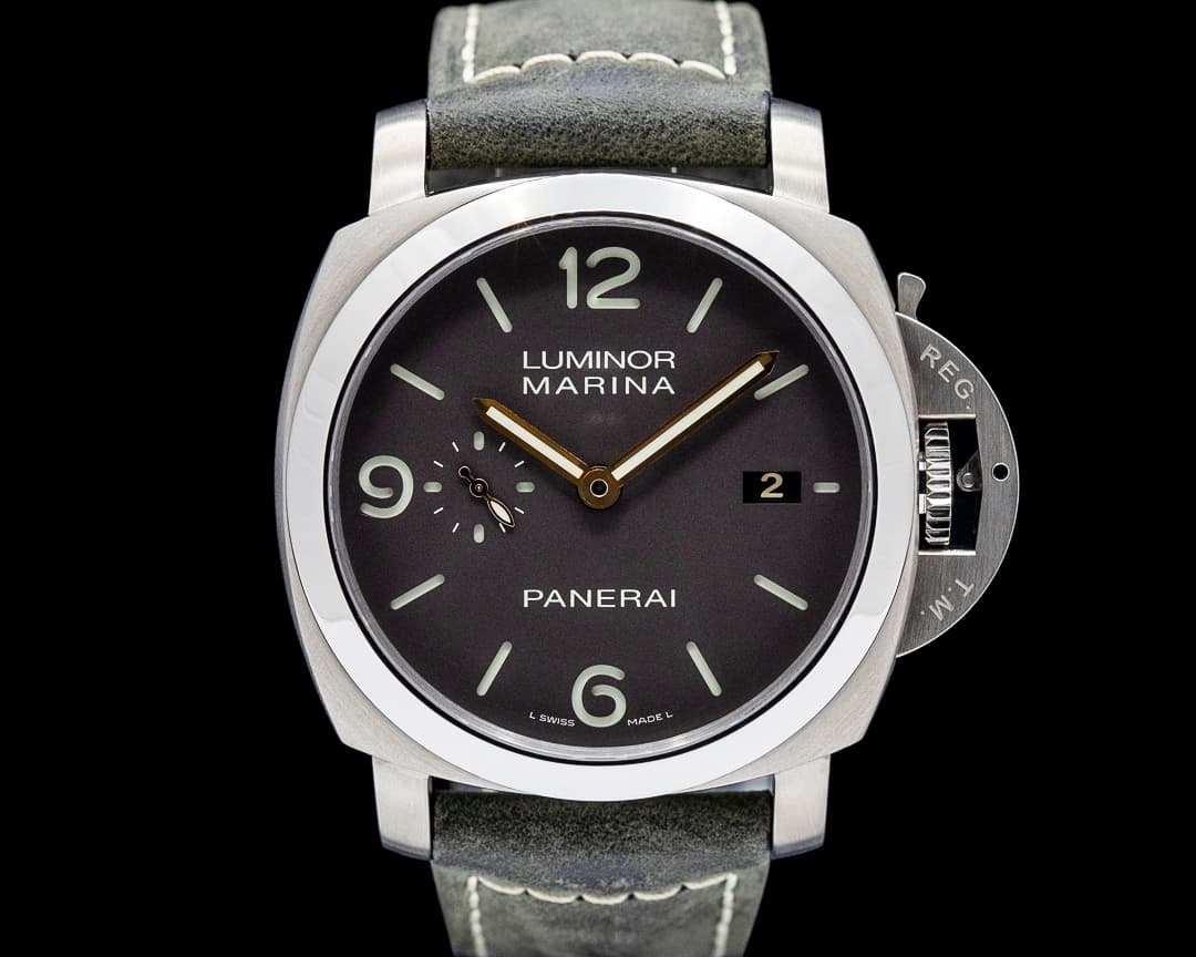 Panerai PAM00351 Luminor 1950 Titanium Brown Dial