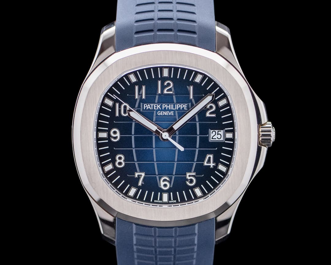Patek Philippe 5168G Aquanaut 18K White Gold Blue Gradient Dial UNWORN