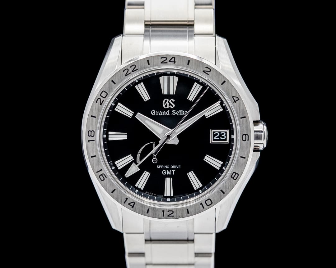 Grand Seiko SBGE283G Spring Drive GMT High-Intensity Titanium Black Dial