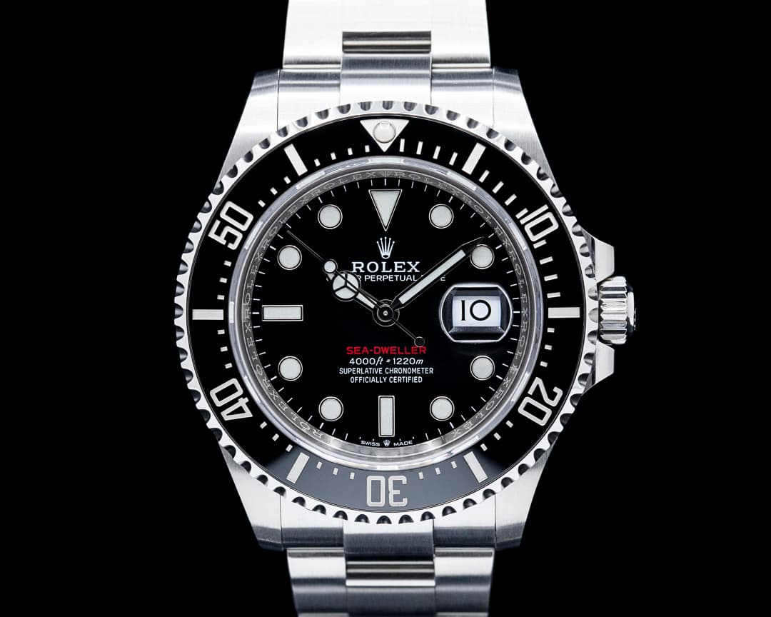 Rolex 126600 Sea-Dweller Black SS Black Dial
