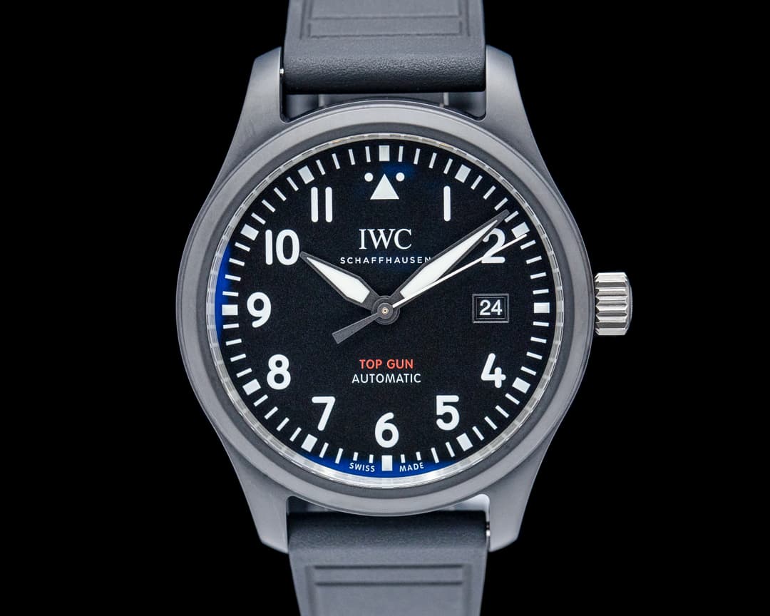 IWC IW326906 Pilot's Watch Automatic TOP GUN Ceramic Black Dial