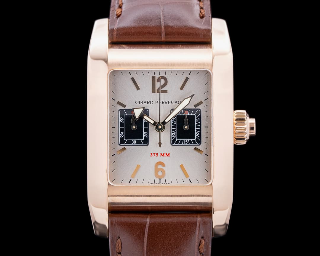 Image of Girard-Perregaux Ferrari Chronograph 18K Rose Gold Silver Dial LIMITED