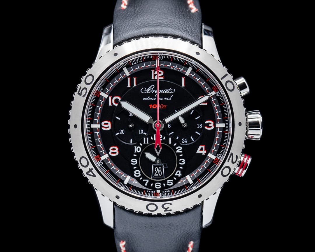 Breguet 3880ST Type XXII 44mm SS Black Dial