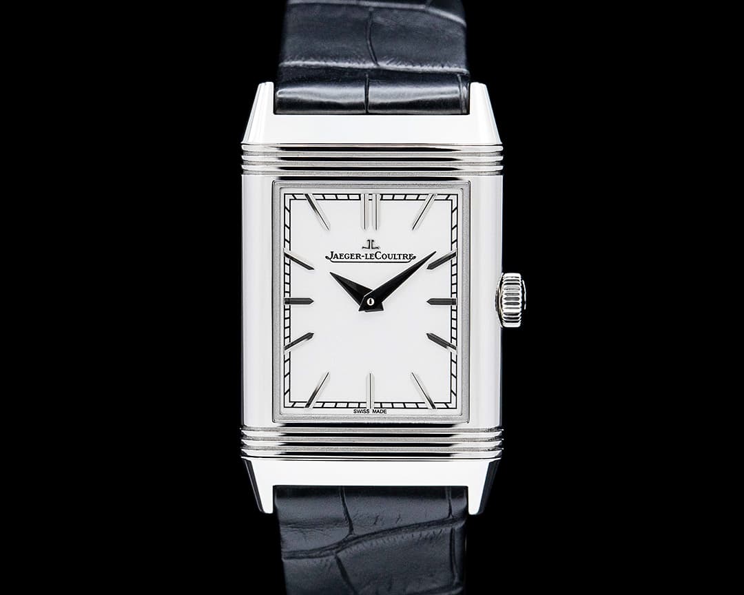 Jaeger LeCoultre Q7168420 Reverso Tribute Monoface SS Silver Dial